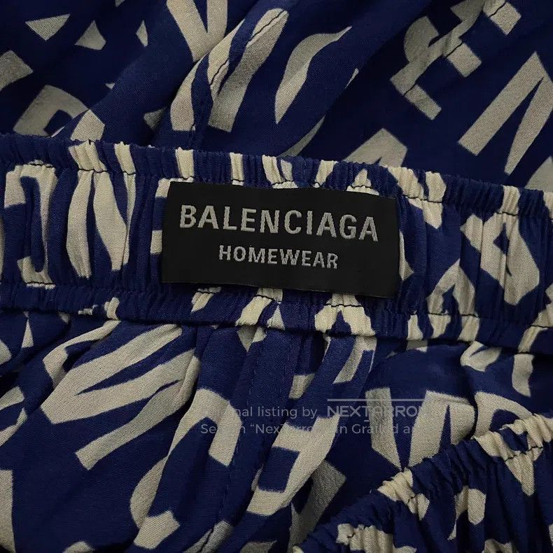 Balenciaga Balenciaga Full logo barrage silk pants Size US 36 / EU 52 - 3 Thumbnail