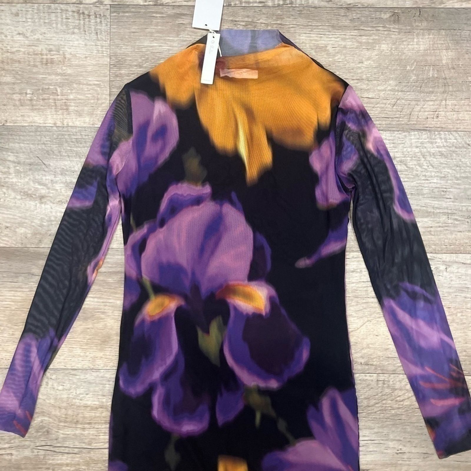 Mango MANGO Floral High Neck Maxi Dress NWT Size S / US 4 / IT 40 - 18 Thumbnail