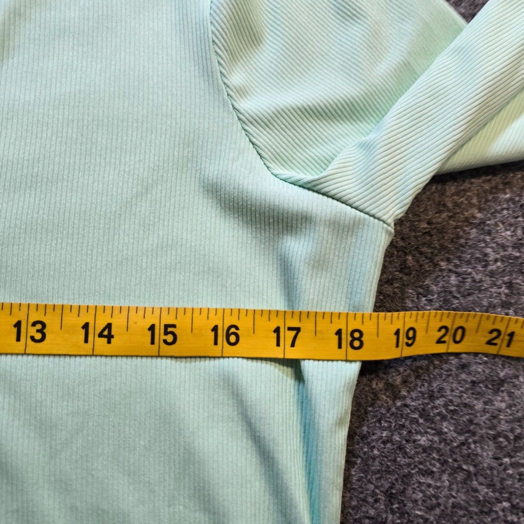 Athleta Athleta Top Womens Size Large Green Henley Ribbed Long Sleeve Stretch Casual Shirt Size L / US 10 / IT 46 - 5 Thumbnail