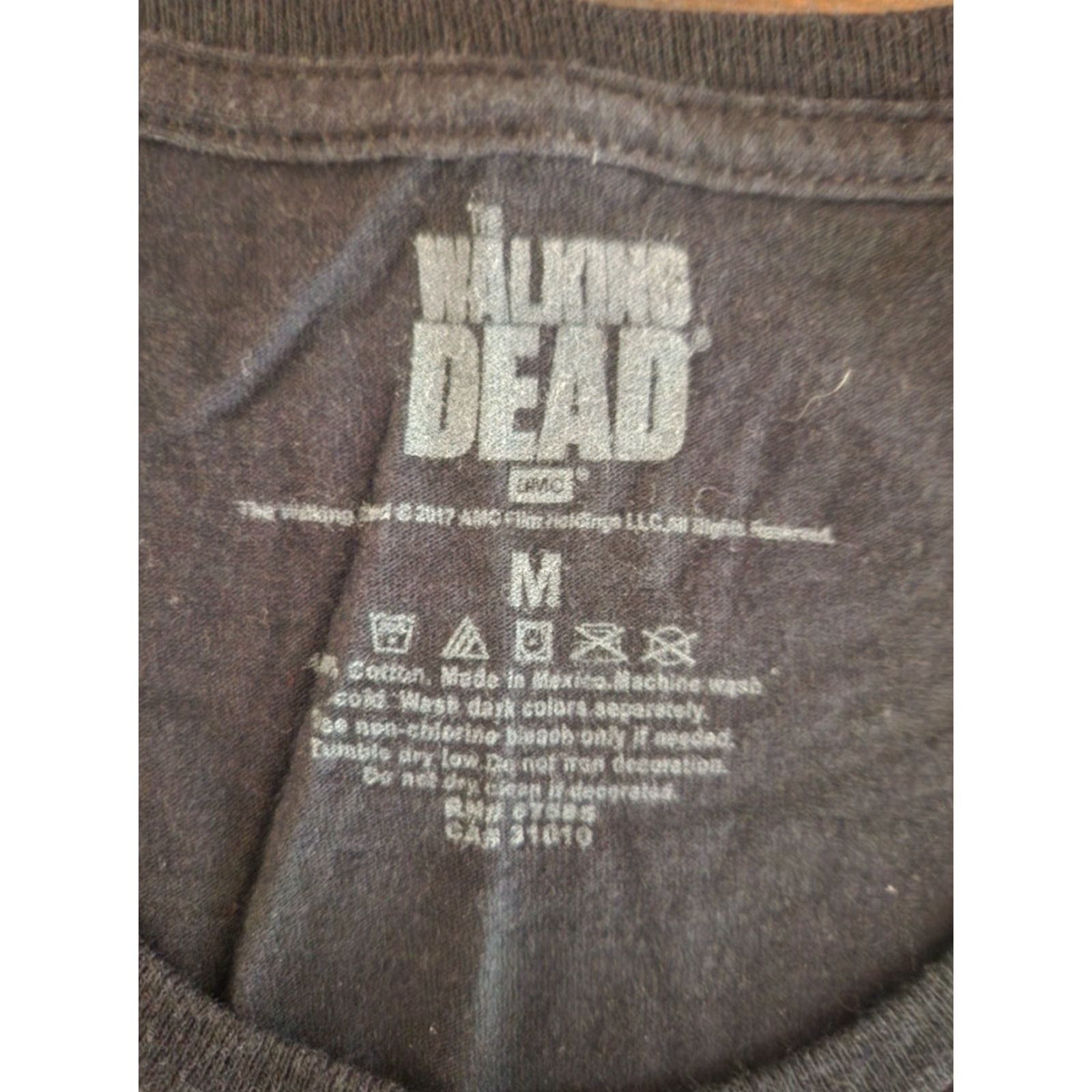 Vintage TWD The Walking Dead Negan I Will Shut That * Down Shirt Mens M Black 100% Cotton Crew Neck Graphic Print Horror TV Size US M / EU 48-50 / 2 - 2 Thumbnail
