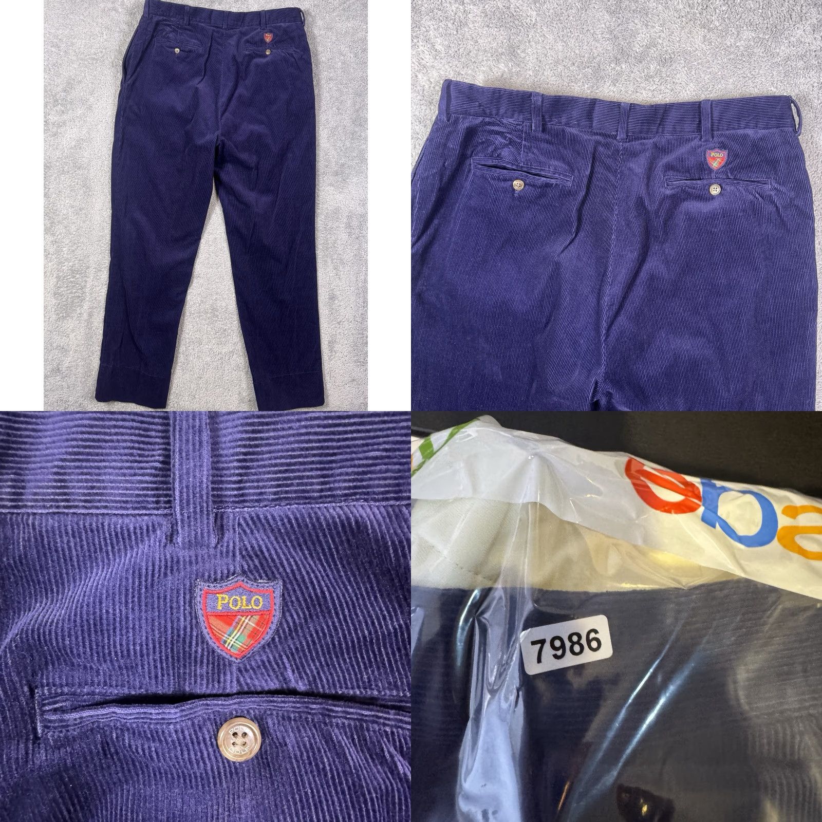 Polo Ralph Lauren VINTAGE Polo Ralph Lauren Pants Men 36x34 Corduroy 90s Chino Trouser Golf Crest Wale VTG Size US M / EU 48-50 / 2 - 9 Thumbnail