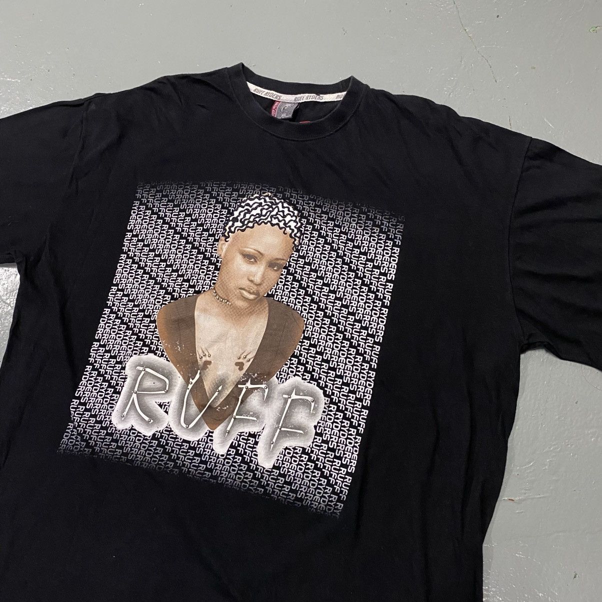 Rap Tees × Ruff Ryders × Vintage Vintage Ruff Ryders Eve Promo Album Tee Dmx Method Man 2pac Size US XXL / EU 58 / 5 - 1 Thumbnail