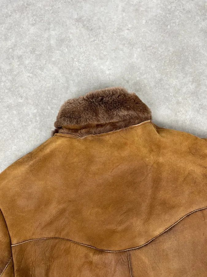 Roberto Cavalli AW2005 Cavalli Royal Brown Shearling Long Jacket Size US M / EU 48-50 / 2 - 7 Thumbnail