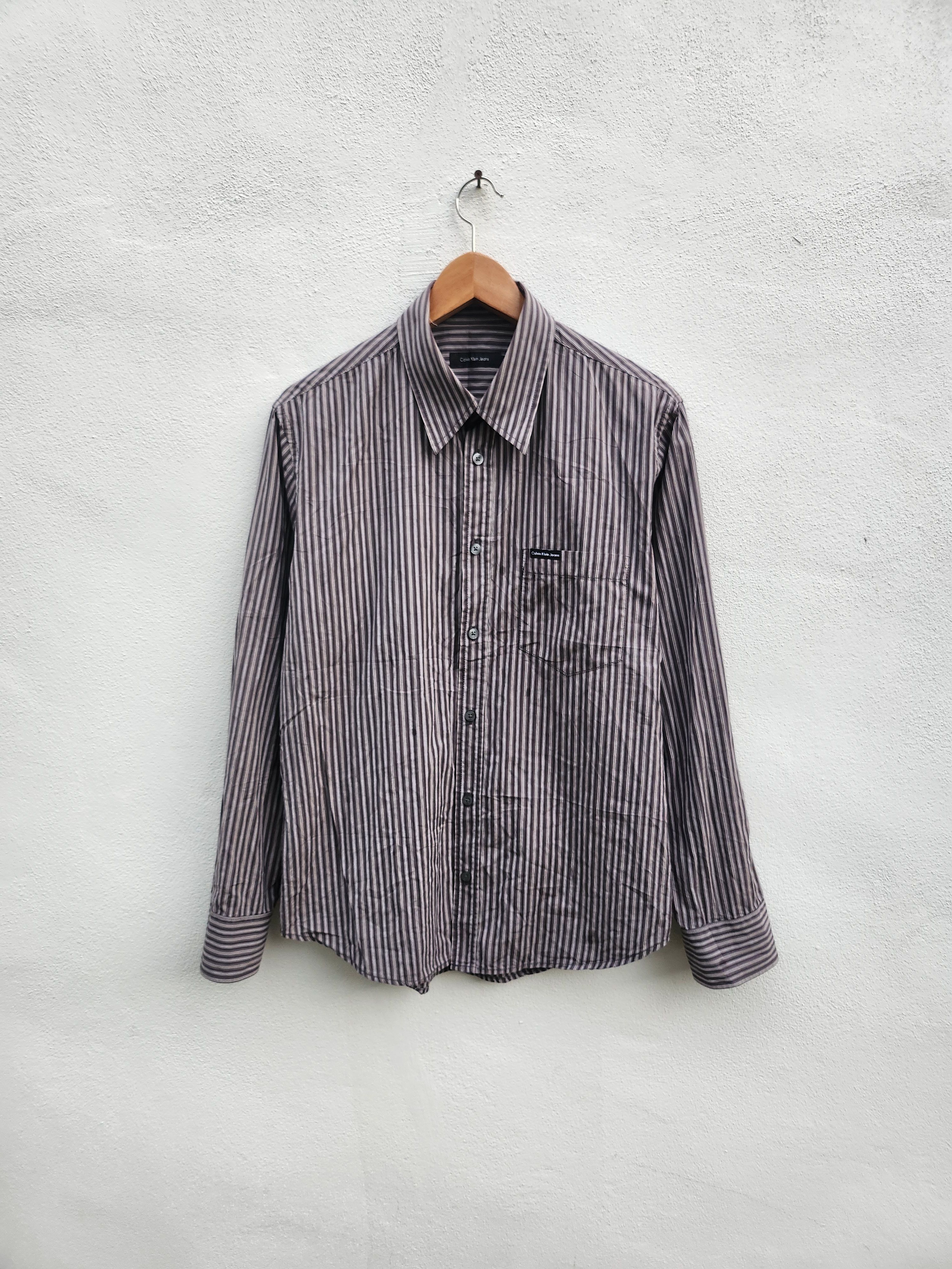 Calvin Klein Calvin Klein Slim Fit Long Sleeve Oxford Size US L / EU 52-54 / 3 - 1 Thumbnail