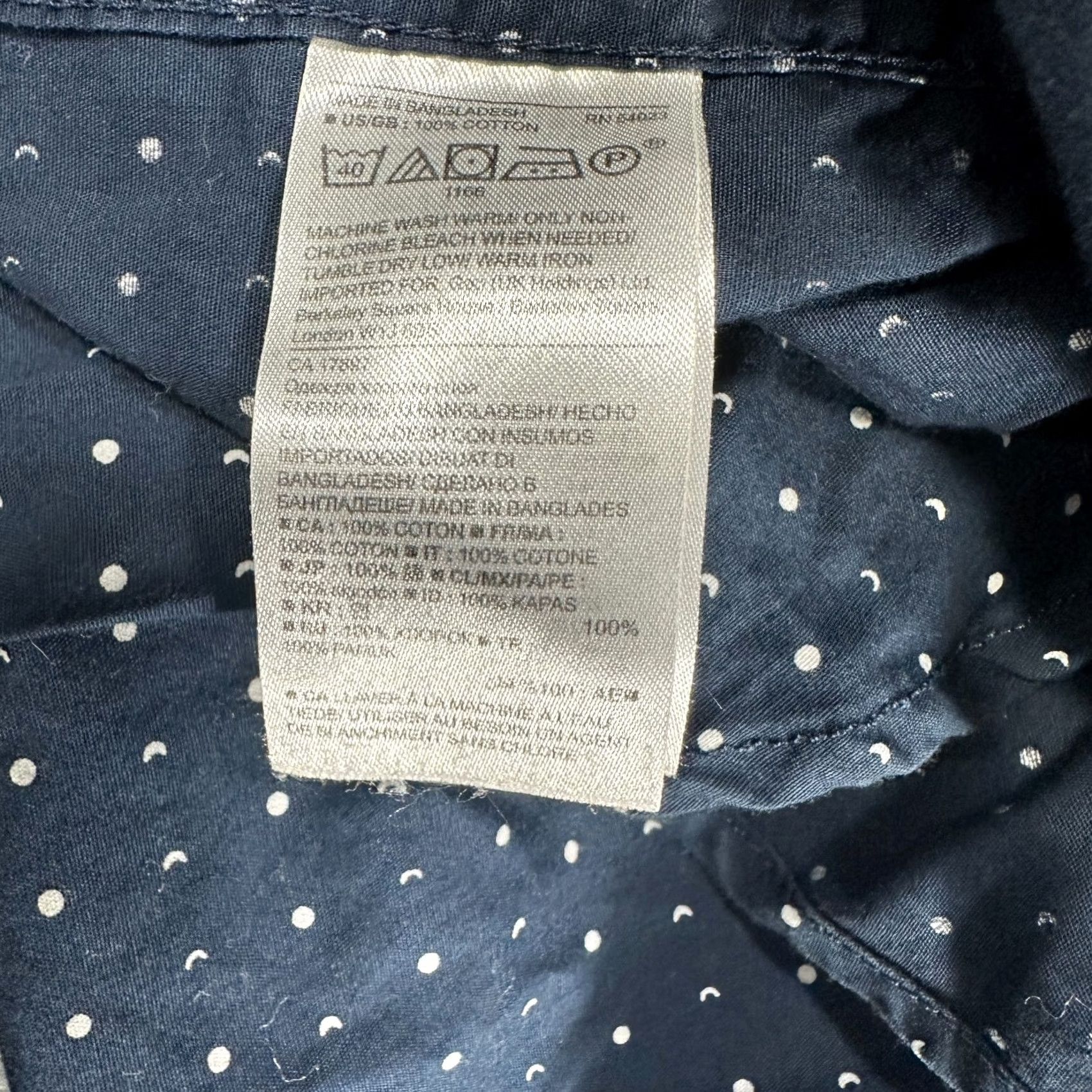 Banana Republic VINTAGE Banana Republic Shirt Mens L Camden Fit Blue Cotton Custom Wash Button Up Size US L / EU 52-54 / 3 - 7 Thumbnail
