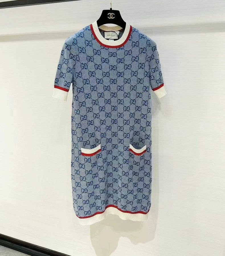 Gucci GucciFull logo knitted jumpsuit dress 2503-Nextarrow Size XS / US 0-2 / IT 36-38 - 1 Thumbnail