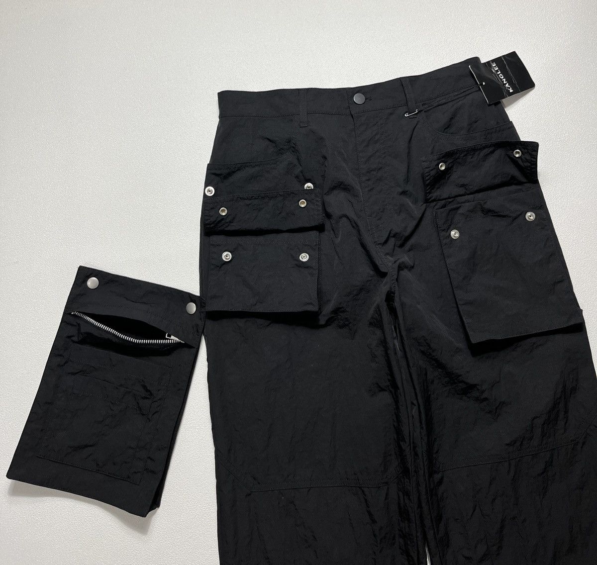 Hysteric Glamour KANGLEE Rockband Trousers in Nylon Pants Black Size US 32 / EU 48 - 6 Thumbnail