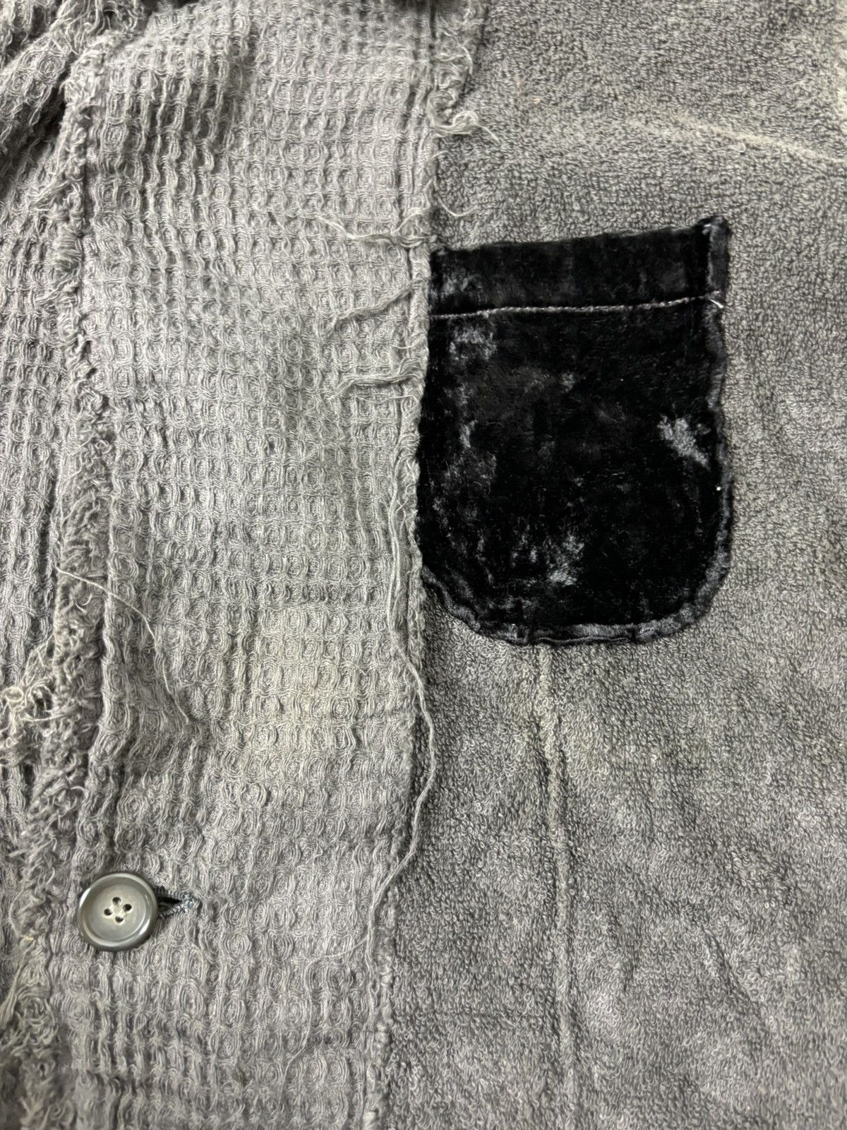 Designer × gomme 🔥Rare! Gomme H yohji Designer Distress Pachworks jacket Size US M / EU 48-50 / 2 - 8 Thumbnail