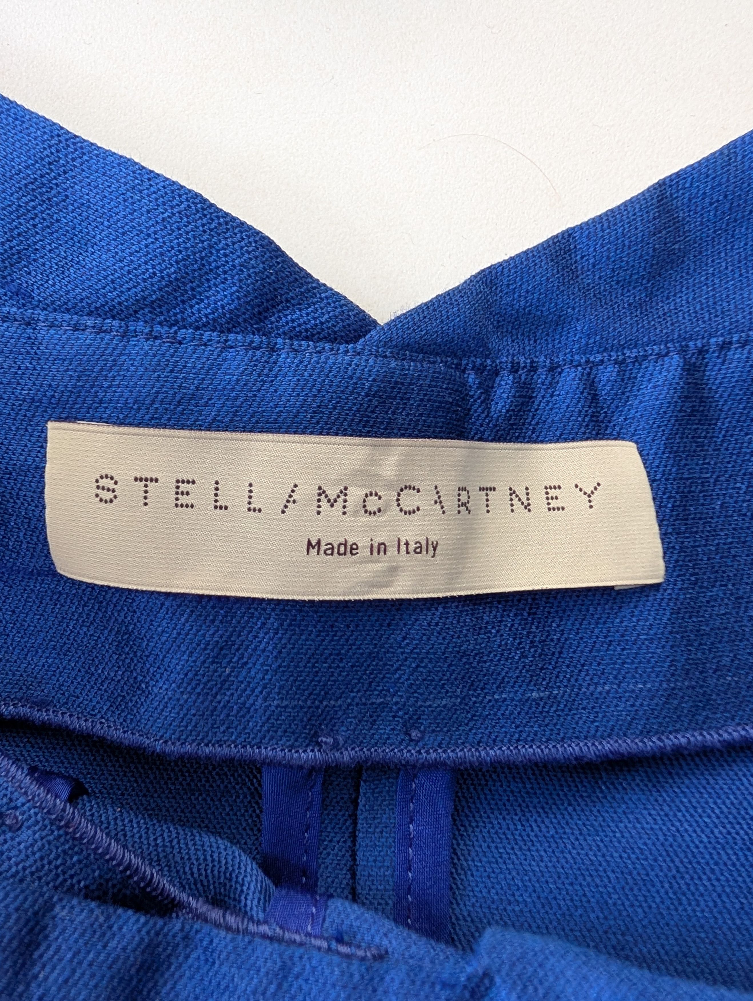 Stella McCartney Stella McCartney Shiny Blue Strapless Dress Size S / US 4 / IT 40 - 4 Thumbnail