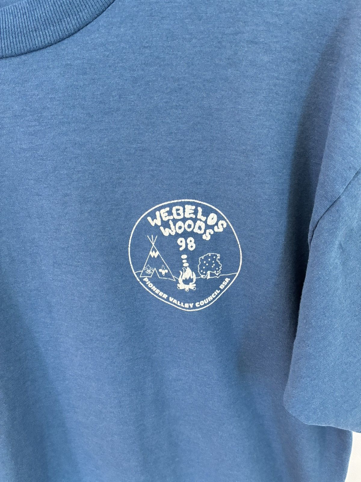 Vintage Sun Faded 1998 Camping Tee Size US L / EU 52-54 / 3 - 4 Thumbnail