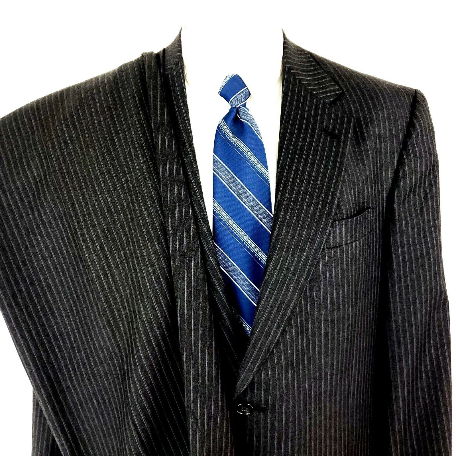 Hart Schaffner Marx Hart Schaffner Marx Gold Trumpeter Wool 2 Button 2 Piece Sui Size 40L - 1 Thumbnail