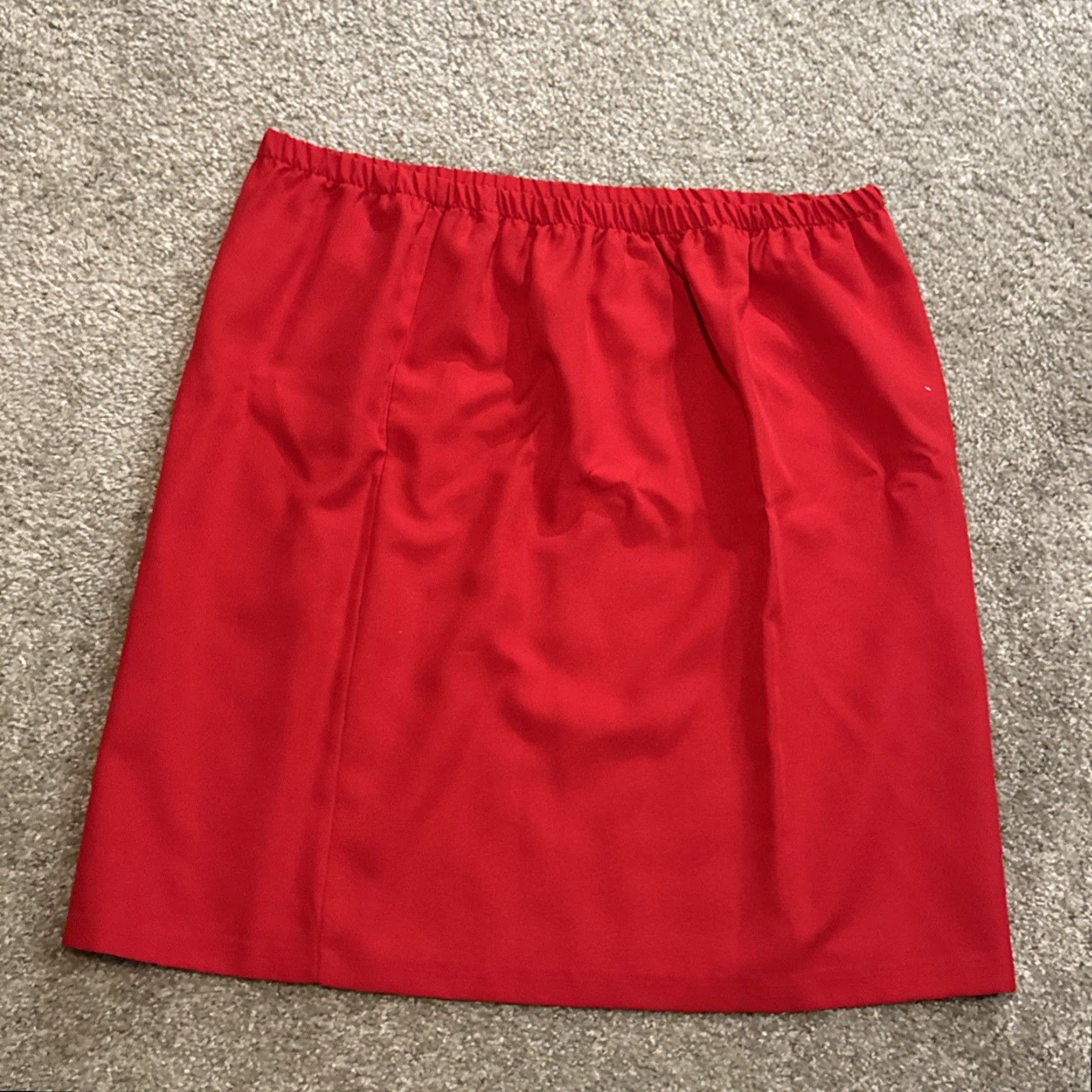 Vintage VINTAGE Lynn B for Ms Lea Women’s Business Suit Blazer Skirt 2X 3X Red Women’s Size 40" / US 18 - 7 Thumbnail