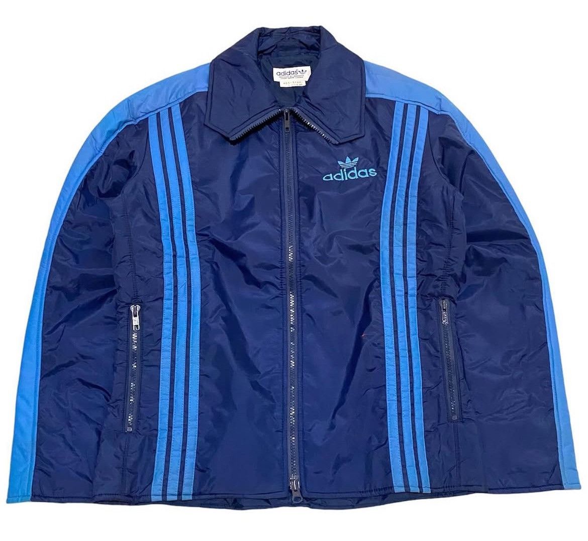 Adidas Vintage 90s Adidas Threefoil Logo Embroidery Jacket y2k Size US L / EU 52-54 / 3 - 1 Thumbnail