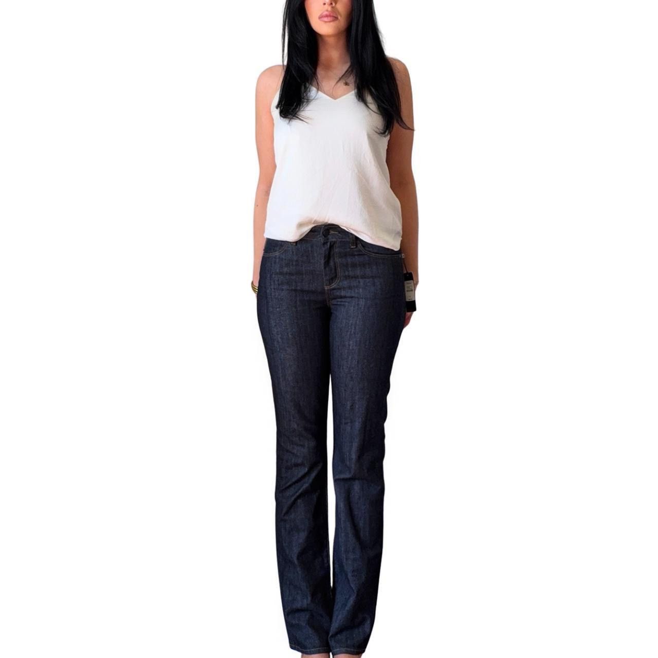 Talbots Talbots NWT Dark Wash Heritage Straight Leg Jeans Normcore Size 28" / US 6 / IT 42 - 1 Thumbnail