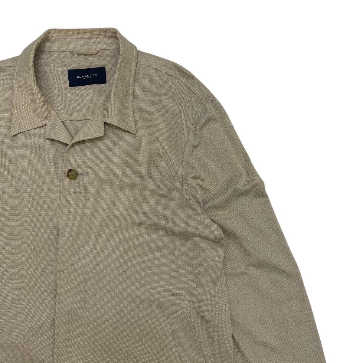 Burberry Vintage Burberry Linen Button Jacket Size US XL / EU 56 / 4 - 8 Thumbnail