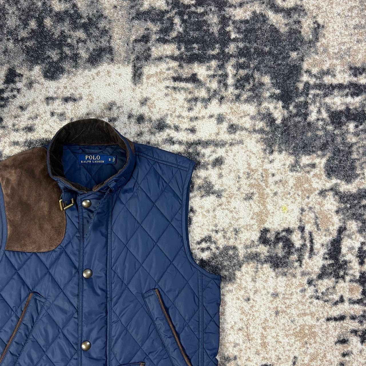 Polo Ralph Lauren Polo Ralph Lauren Mini Logo Luxury Quilted Button Up Vest Size US S / EU 44-46 / 1 - 2 Thumbnail