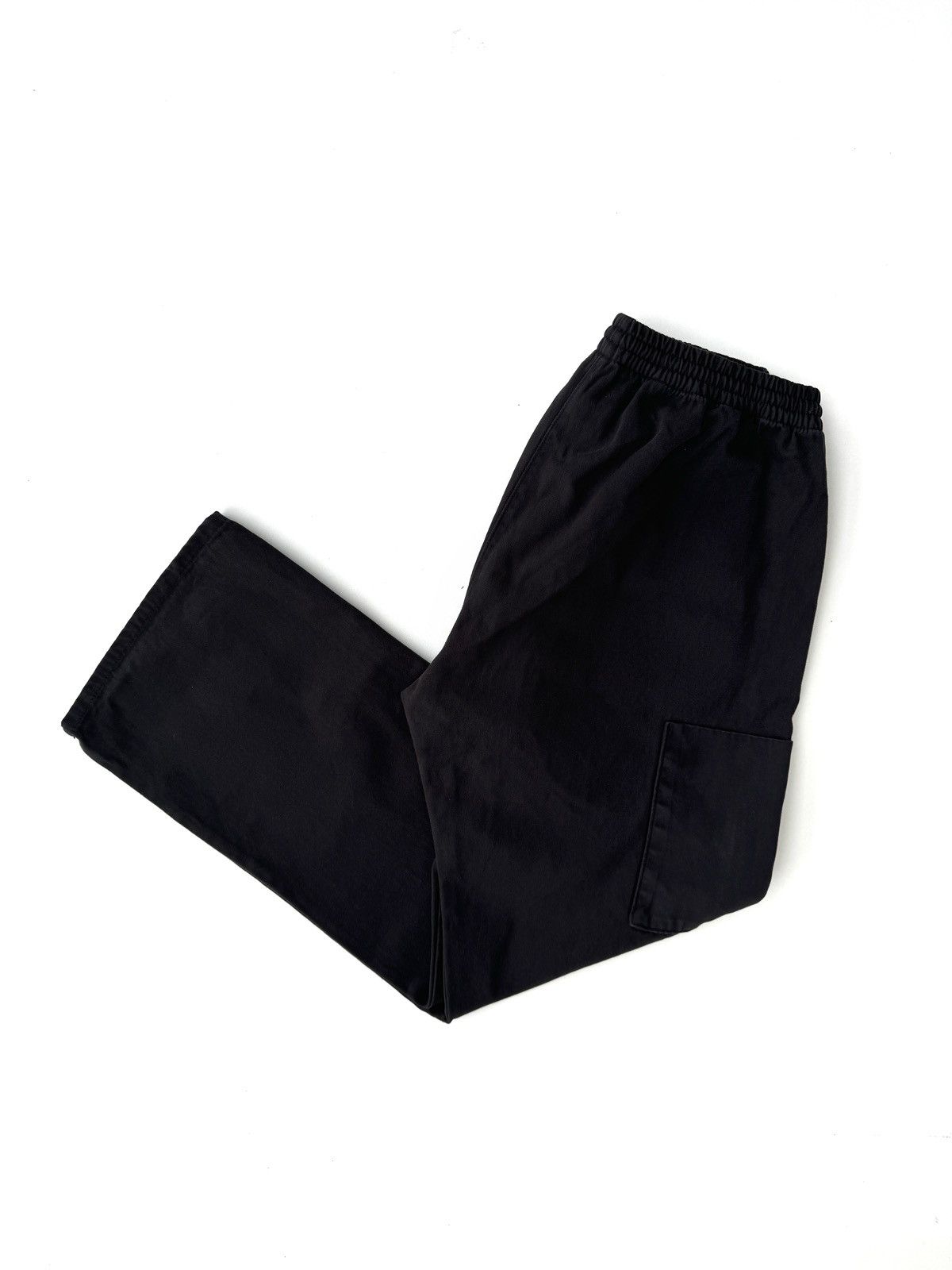 image of Yeezy X Gap Engineered By Balenciaga Sateen Cargo Pants in Black, Men's (Size 32)