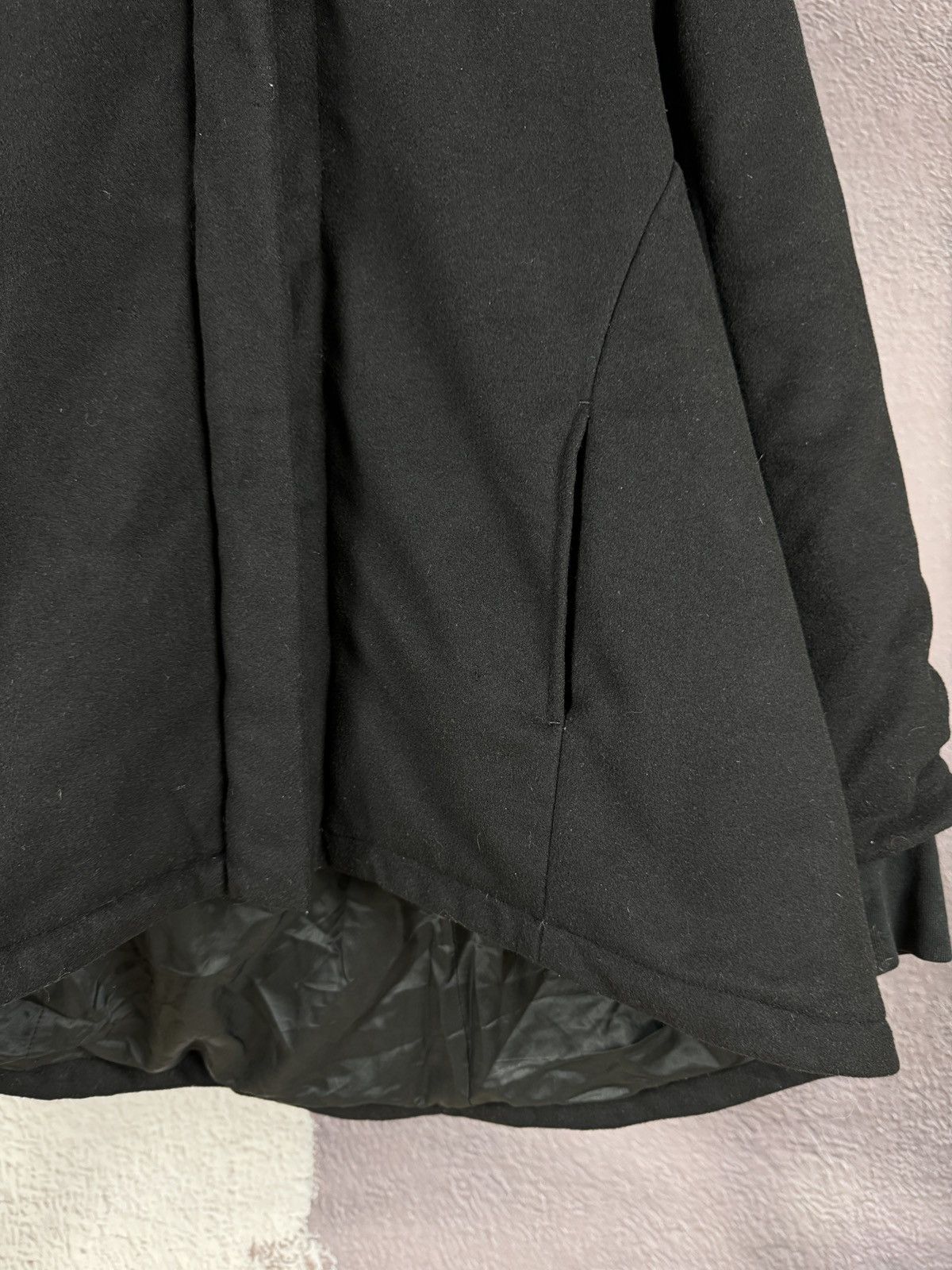 Andrea Ya'aqov Andrea Ya’aqov full zip down wool cashmere coat jacket black Size L / US 10 / IT 46 - 8 Thumbnail