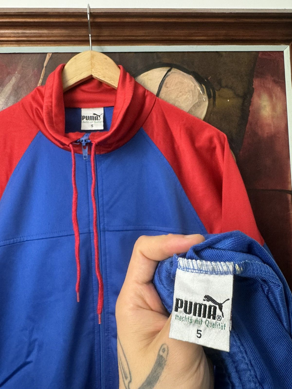Puma Vintage 90s Puma Track Suit Full Set Streetwear Hype Rare Size US M / EU 48-50 / 2 - 4 Thumbnail