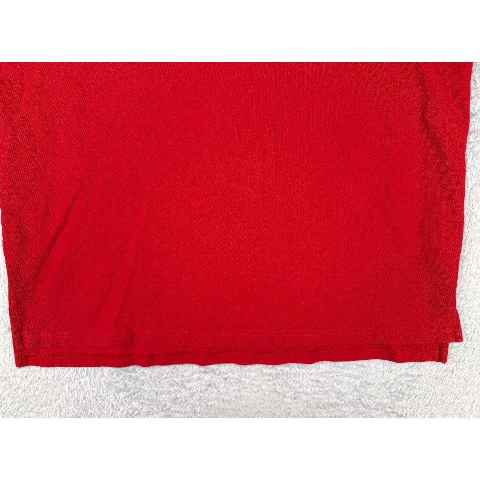 Tommy Hilfiger Tommy Hilfiger Polo Shirt Men XL Red 100% Cotton Jersey Short Sleeve Golf Classic Mens Size US XL / EU 56 / 4 - 5 Thumbnail