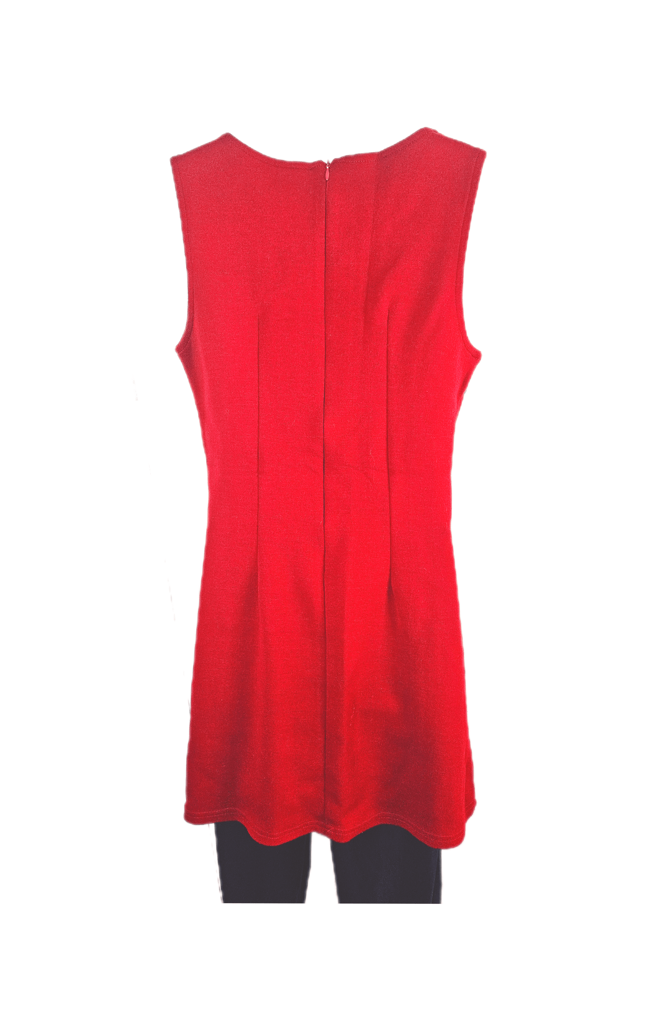 Other Twiggy France 1960s Mod Cherry Red Dress – Mint Condition Size M / US 6-8 / IT 42-44 - 6 Thumbnail