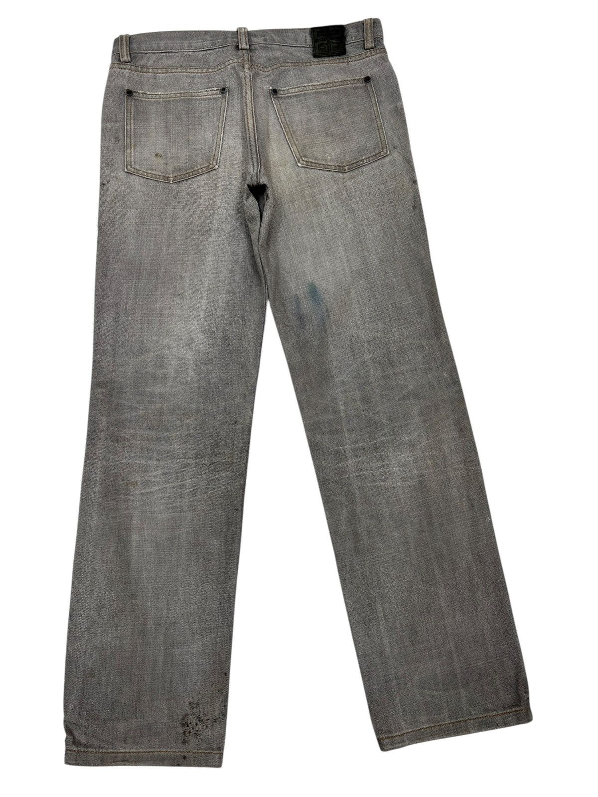 Givenchy GIVENCHY Destroyed Dirt Wash Jeans Knee Patches Size US 30 / EU 46 - 4 Thumbnail