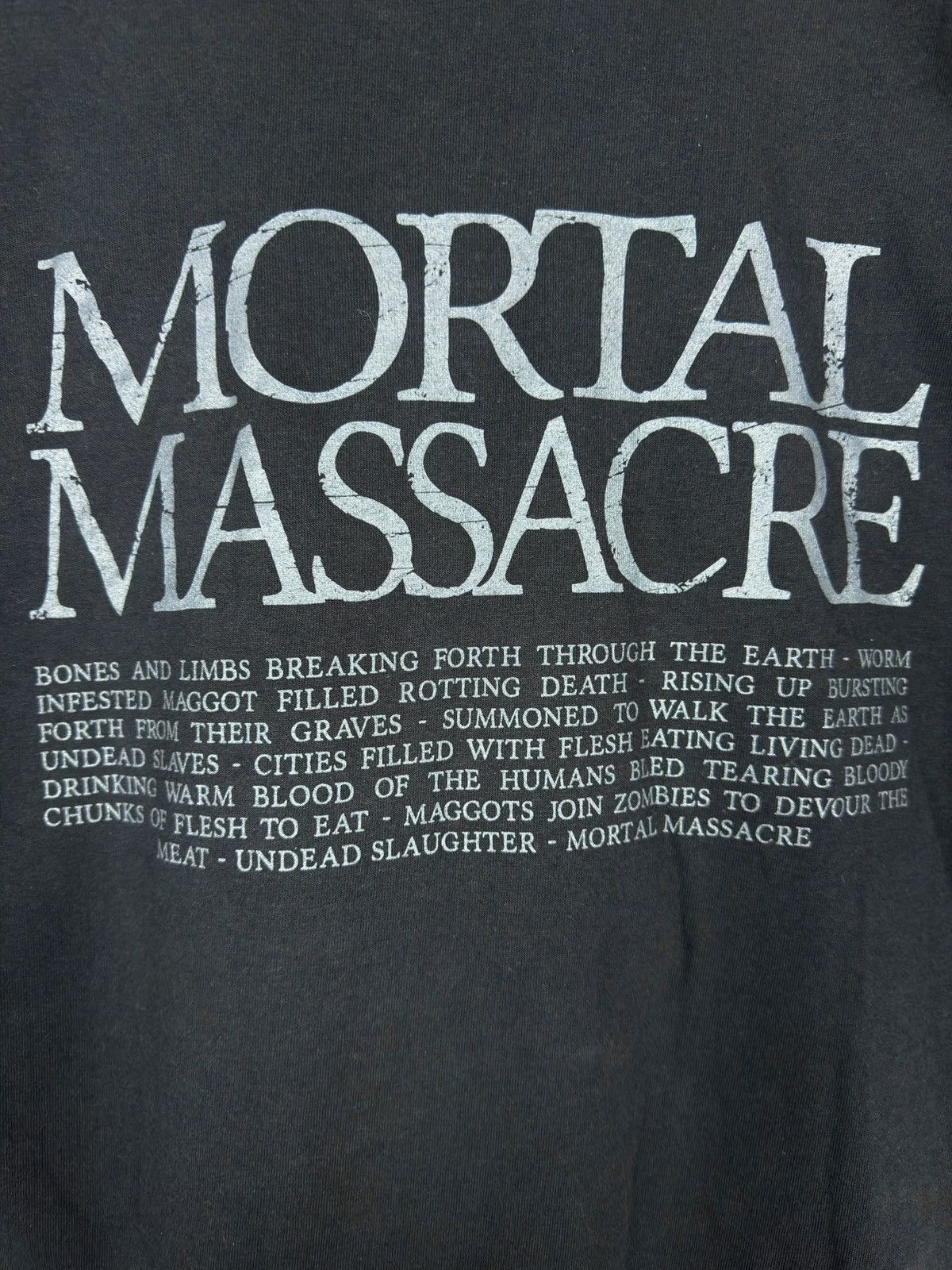 Vintage Mortician Mortal Massacre Rare Official T-shirt XL Size US XL / EU 56 / 4 - 4 Thumbnail