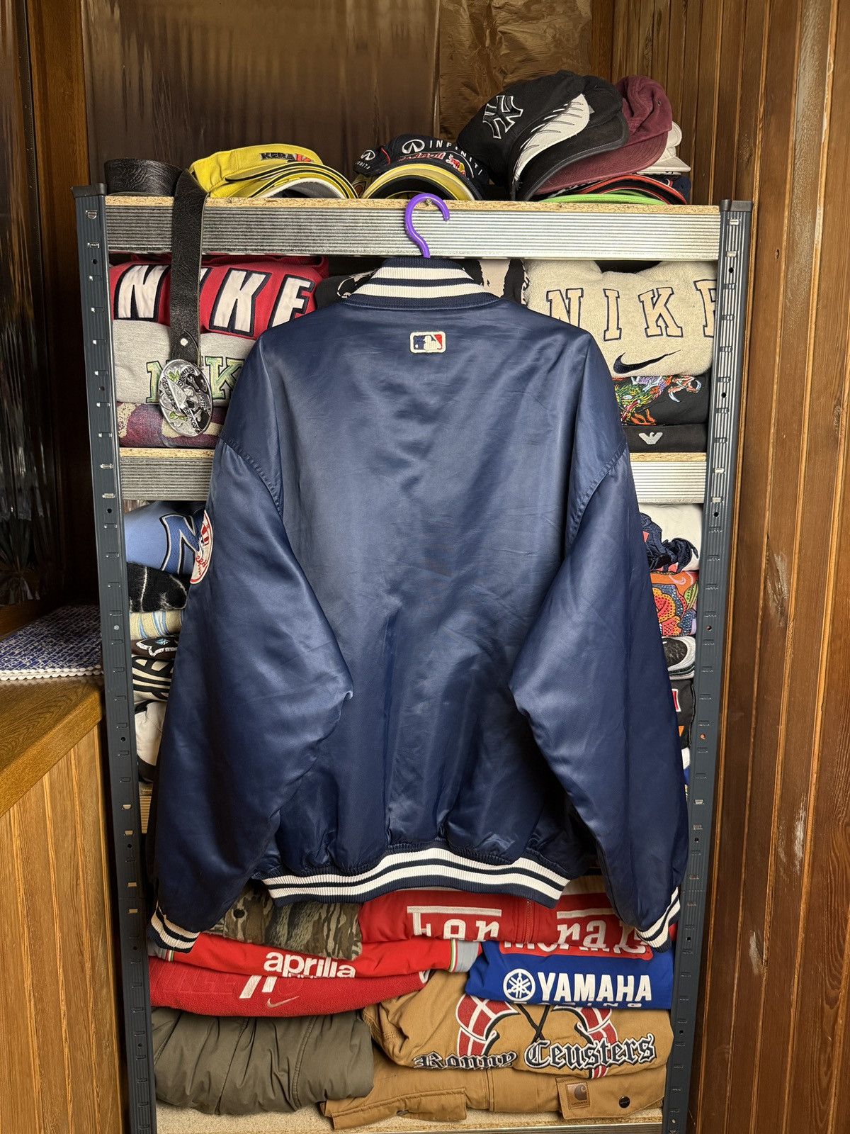 New York Yankees Vintage Majestic Varsity New York Yankees Jacket Size US XL / EU 56 / 4 - 2 Thumbnail