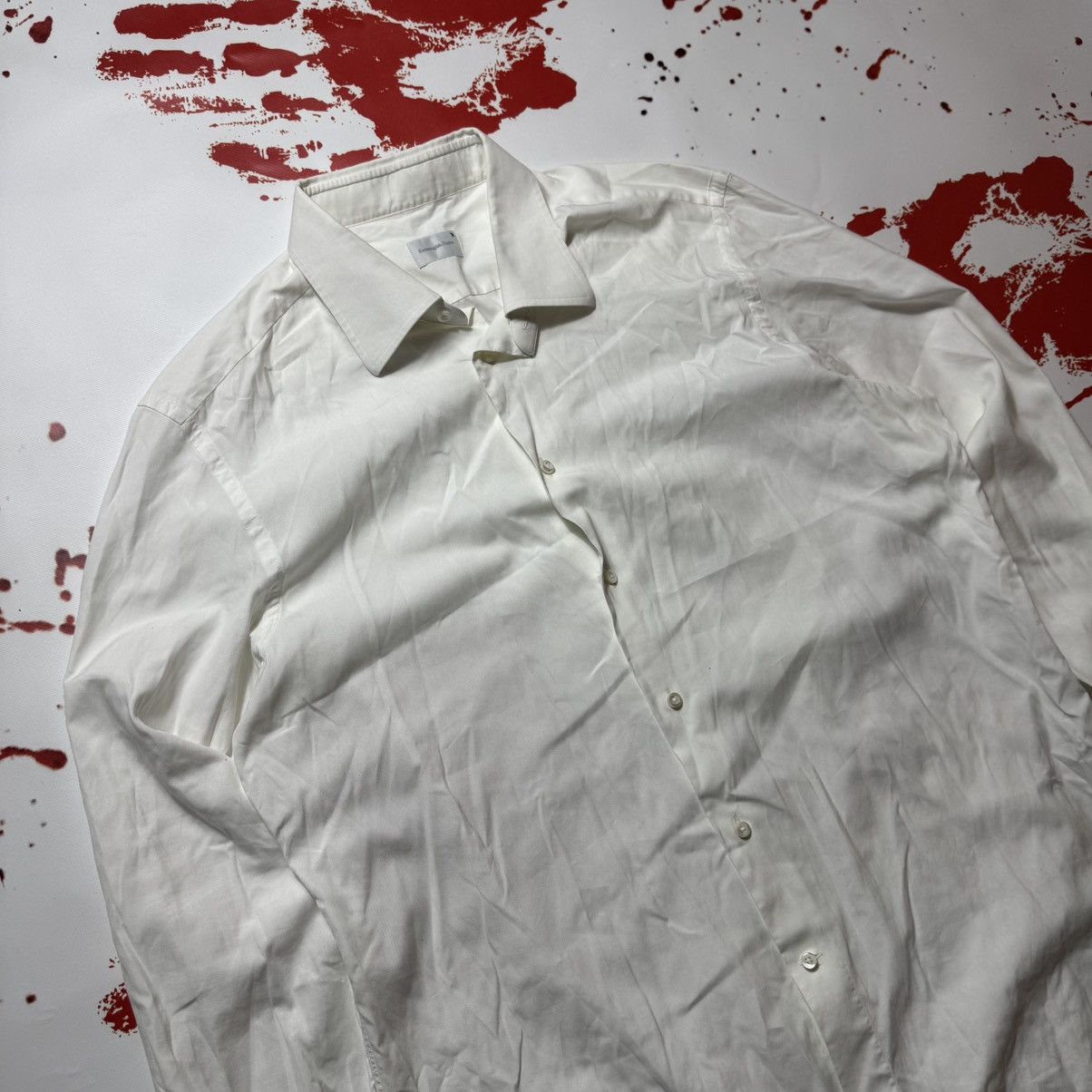 Ermenegildo Zegna × Vintage vintage 90s erminegildo zegna shirt silk Size US M / EU 48-50 / 2 - 2 Thumbnail