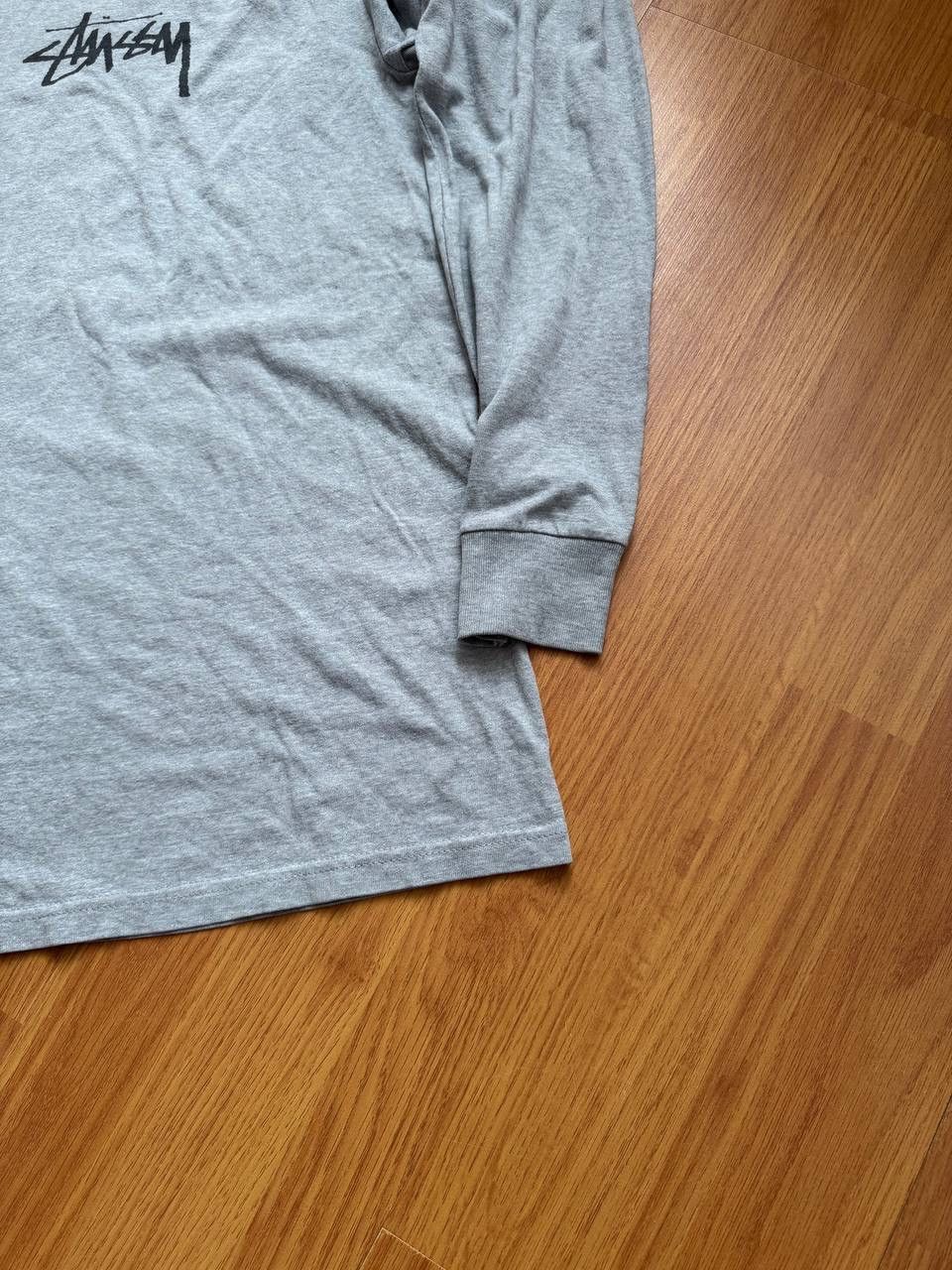 Stussy Stussy Long Sleeve Big Logo Y2K Drill Size Lk Size US L / EU 52-54 / 3 - 3 Thumbnail