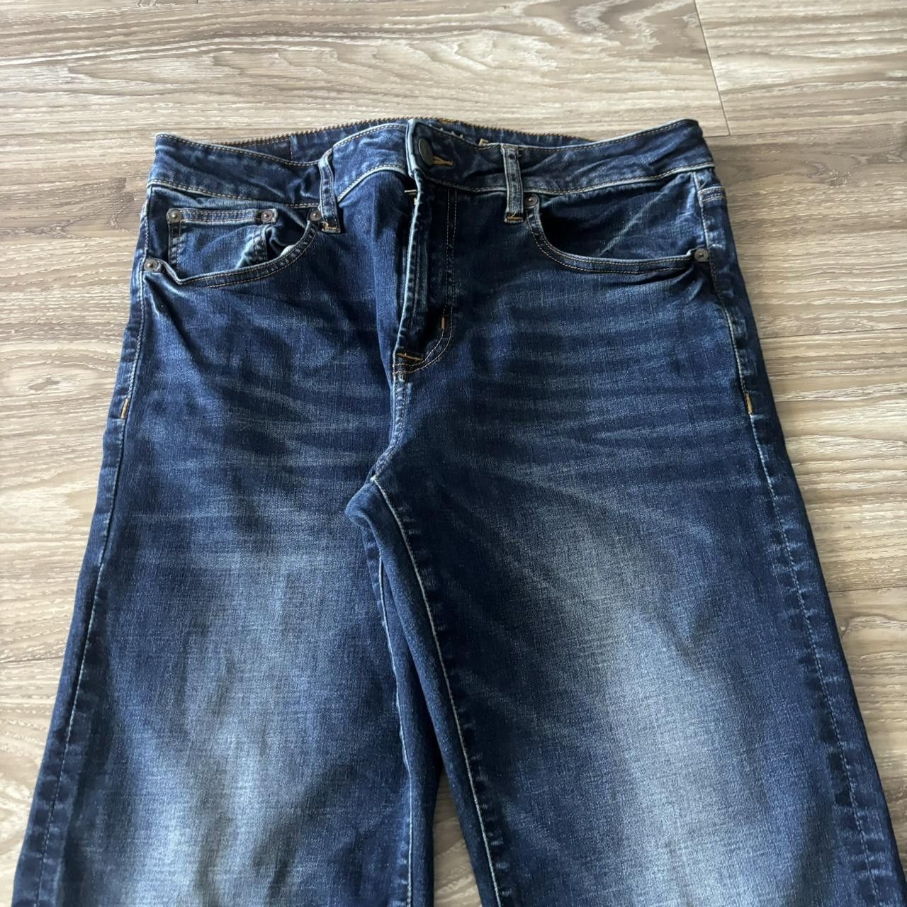 Vintage Crazy Vintage Y2K/2000s Grunge Dark Wash Bootcut Denim Jeans! 32x32 Size US 32 / EU 48 - 5 Thumbnail
