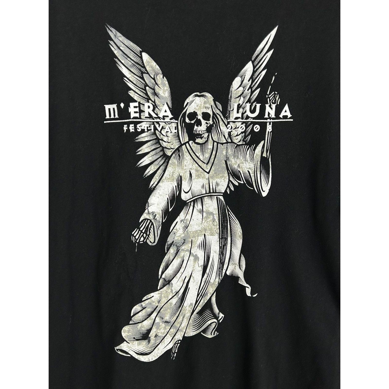 Band Tees 00s Vintage M'era Luna 2008 Rock Metal Festival T-Shirt Size US XL / EU 56 / 4 - 2 Thumbnail