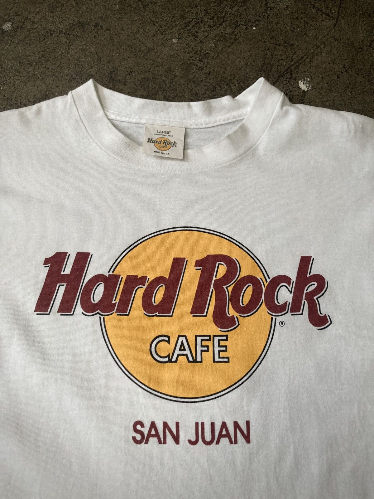 Hard Rock Cafe × Vintage Vintage 90s Hard Rock Café “San Juan” Size US L / EU 52-54 / 3 - 4 Thumbnail