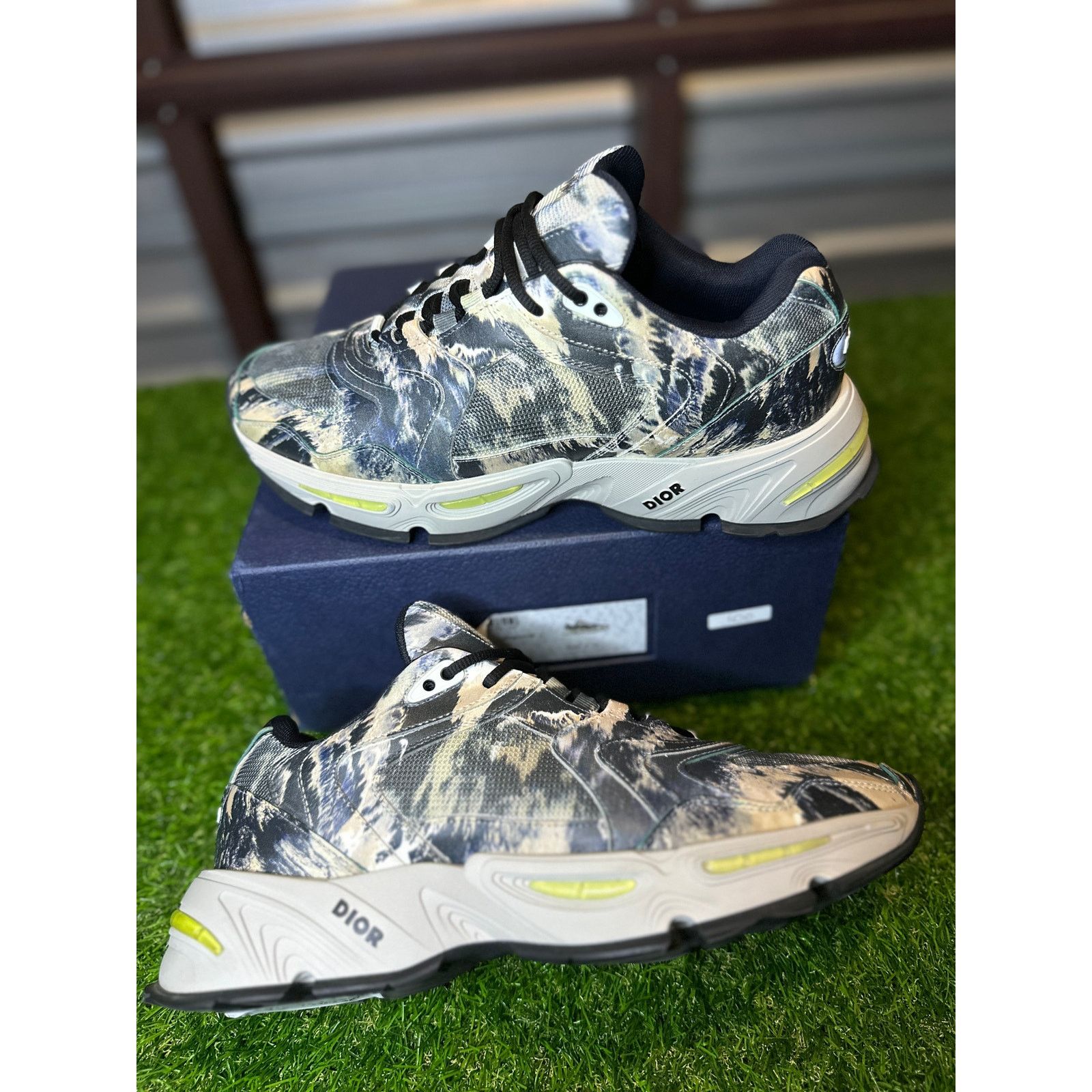 Dior Size 10 - Dior CD1 Marble Sneakers Size US 10 / EU 43 - 2 Thumbnail