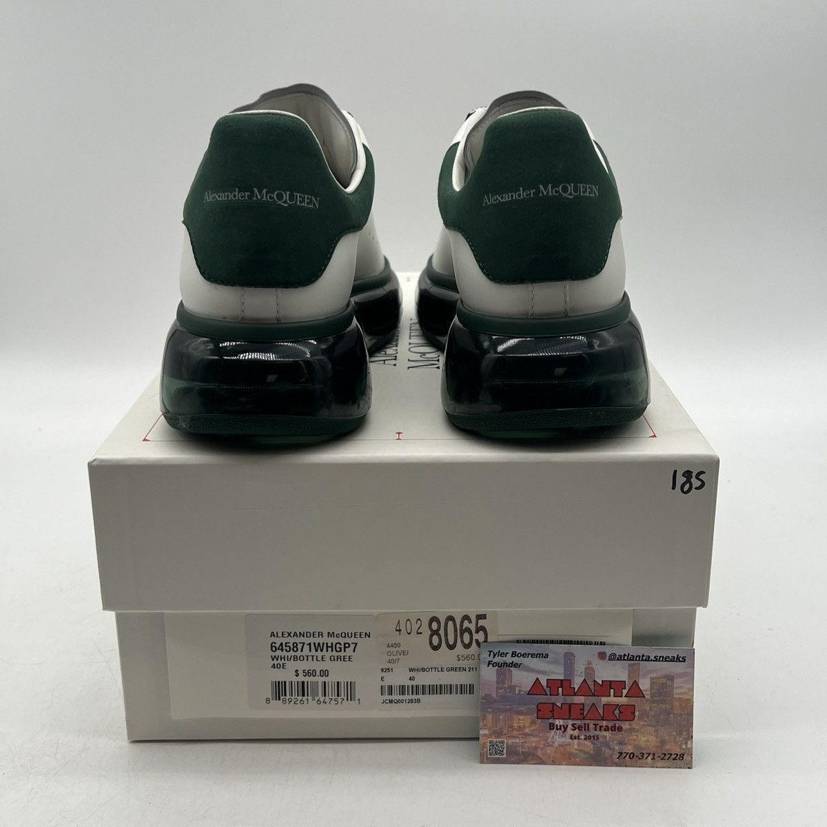 Alexander McQueen Alexander McQueen white bottle green Size US 7 / EU 40 - 3 Thumbnail