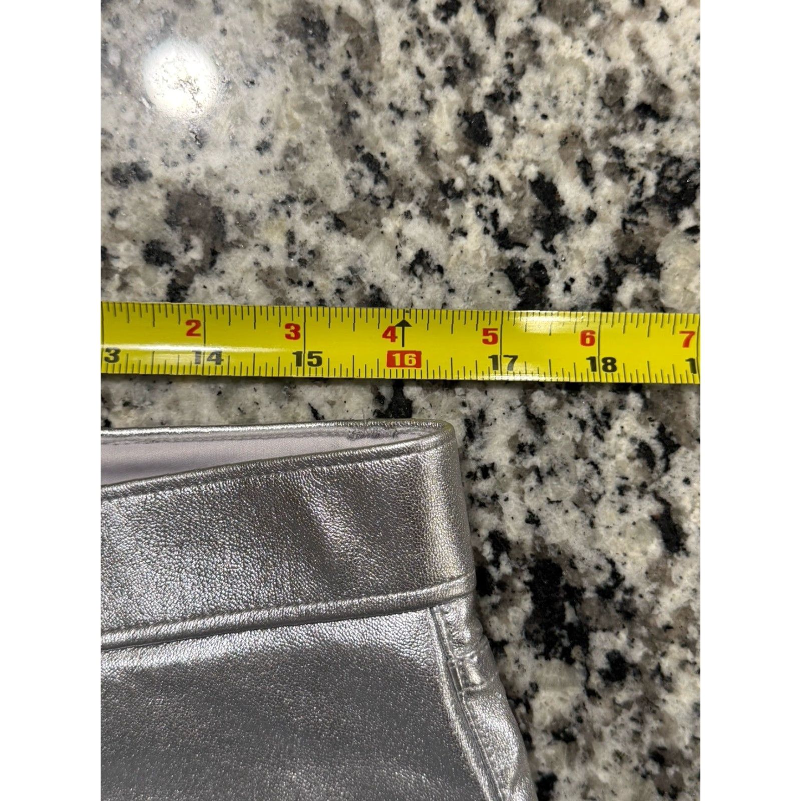 Abercrombie & Fitch VINTAGE Abercrombie & Fitch Metallic Silver Curve Love Ultra High Rise 90s Straight Jeans Women Size 24" / US 00 / IT 34 - 5 Thumbnail