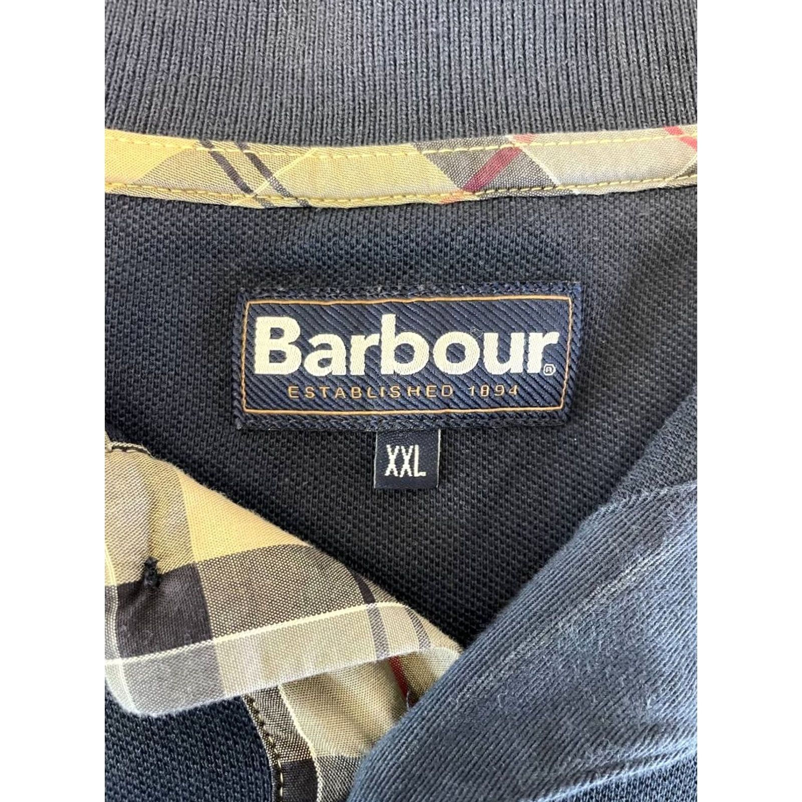 Barbour Barbour Sweatshirt Barbour 2XL Blue Cotton Long Sleeve Collared Pullover Mens Sweatshirt Winter Classic Outdoor Size US XXL / EU 58 / 5 - 3 Thumbnail
