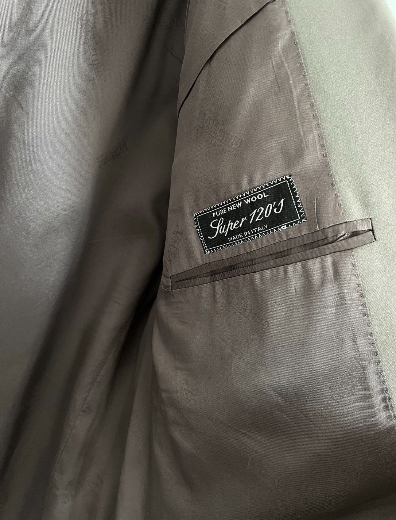 Valentino Valentino wool suits kaki Size 52R - 3 Thumbnail