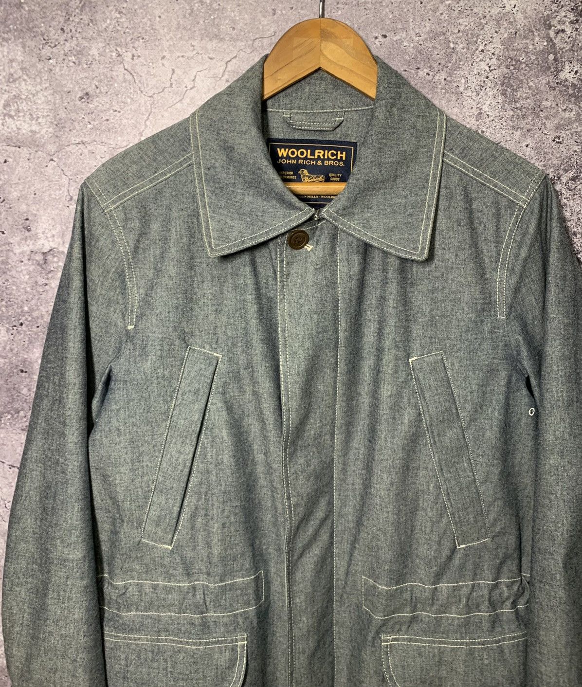 Vintage × Woolrich Woolen Mills Woolrich Wind Rain Parka Jacket Coat Size US M / EU 48-50 / 2 - 4 Thumbnail