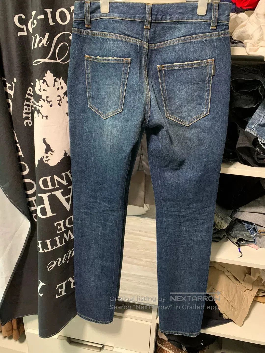 Saint Laurent Paris saint laurent new distressed blue jeans. Size US 29 - 6 Thumbnail