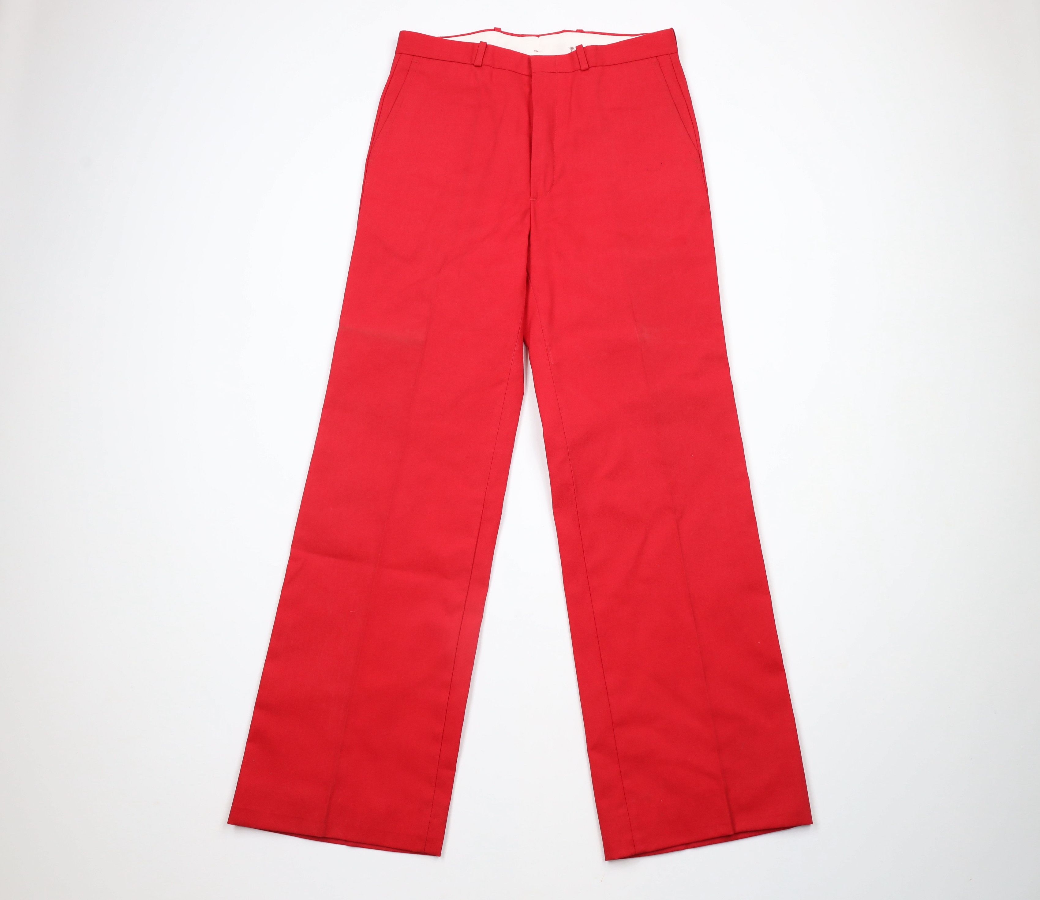 Vintage Deadstock Vintage 70s Streetwear Bottoms Chino Pants Red USA Size US 30 / EU 46 - 1 Thumbnail