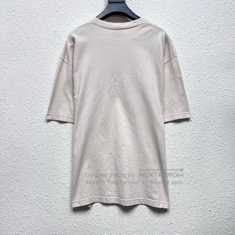 Balenciaga Balenciaga Mailbox Logo Beige Short Sleeve Size US M / EU 48-50 / 2 - 2 Thumbnail