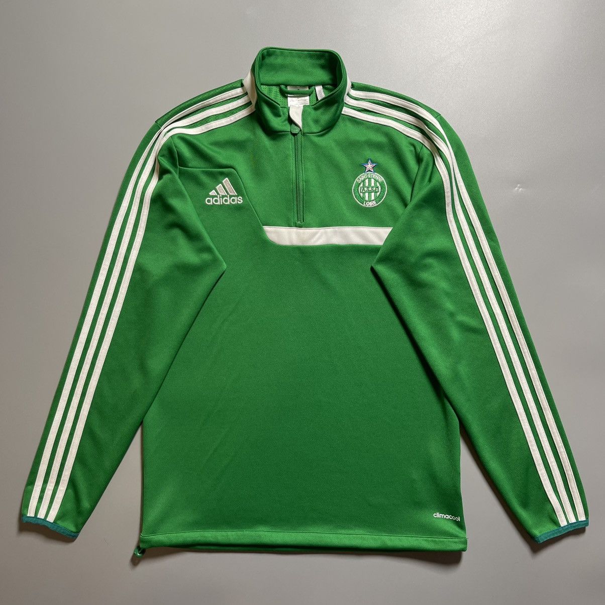 Adidas × Vintage SAINT ETIENNE ADIDAS 2013/2014 FOOTBALL TRAINING TRACK TOP Size US S / EU 44-46 / 1 - 1 Thumbnail