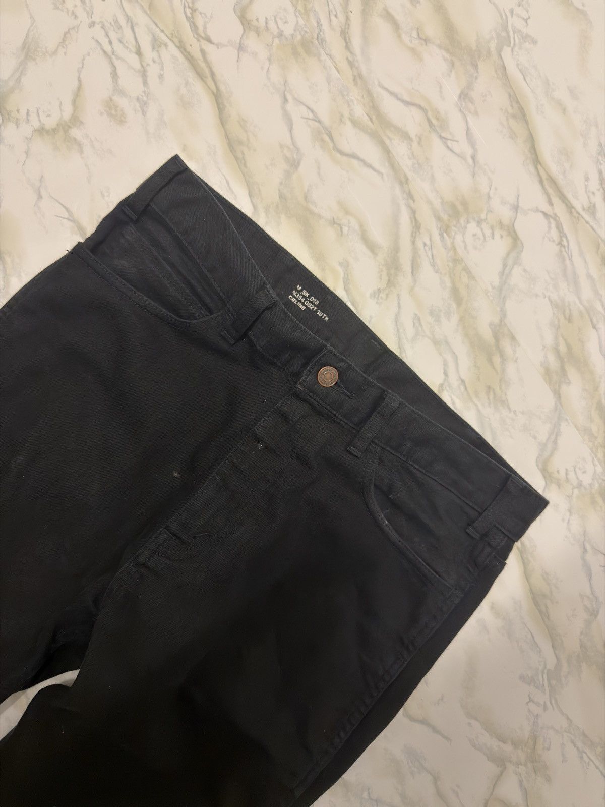 Celine Celine SK013 Black Denim Size US 31 - 3 Thumbnail