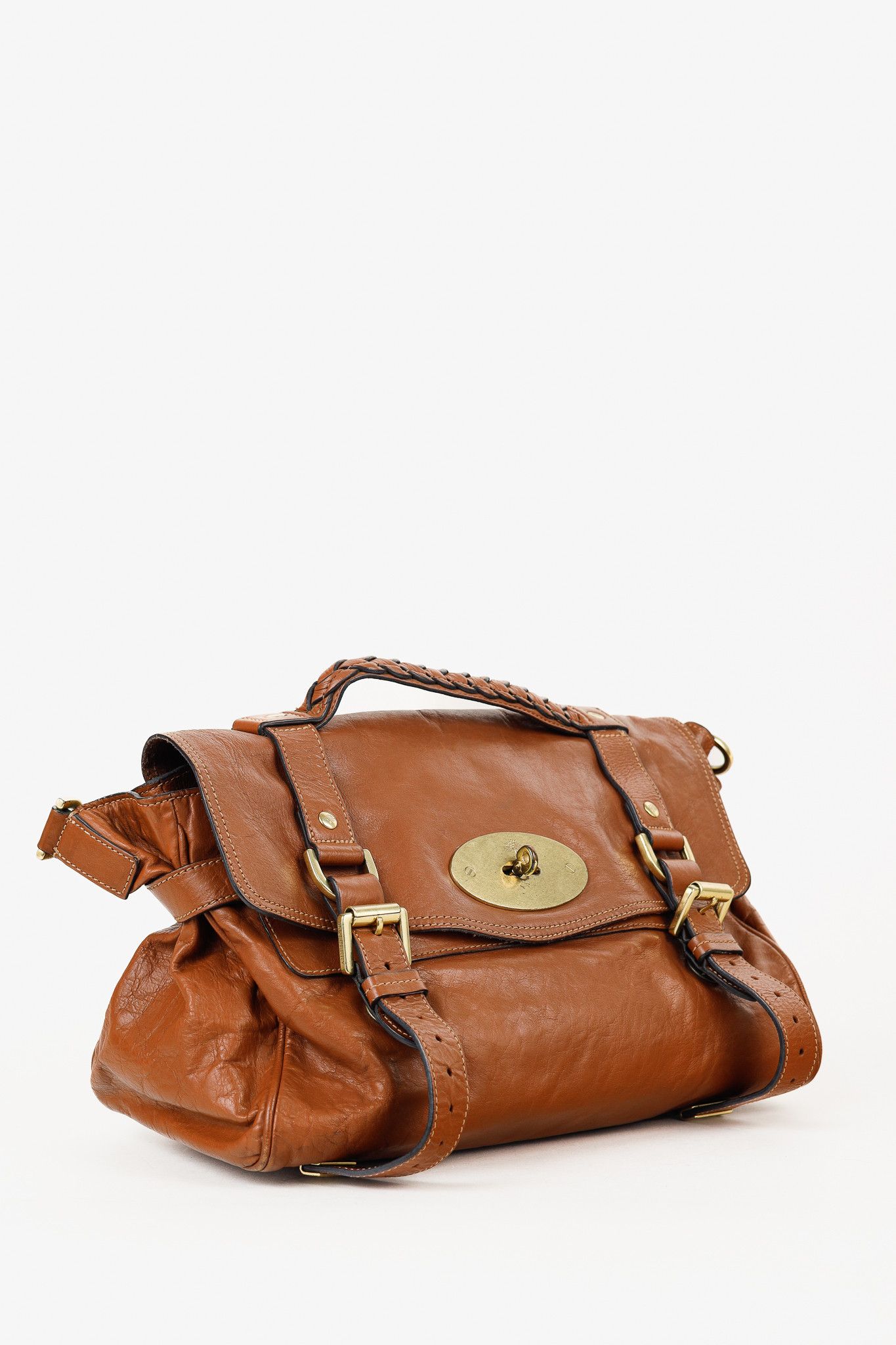 Mulberry Mulberry Alexa Oak Soft Buffalo Leather Satchel Size ONE SIZE - 2 Thumbnail