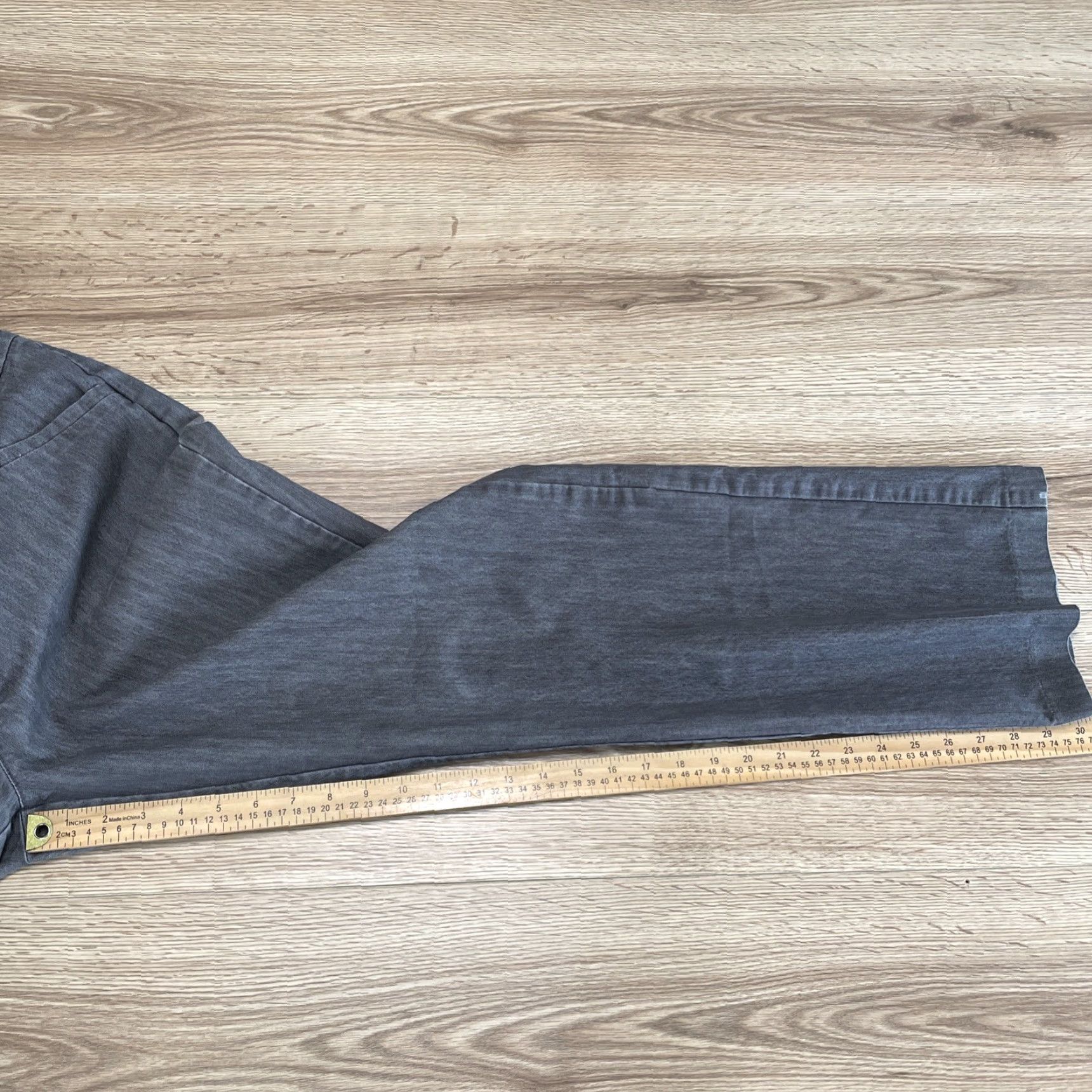 Gap Gap Gray Jeans 16M Womens Regular Straight Leg Mid Rise Dress Pants - 30in Inseam Size 38" / US 16 / IT 52 - 6 Thumbnail