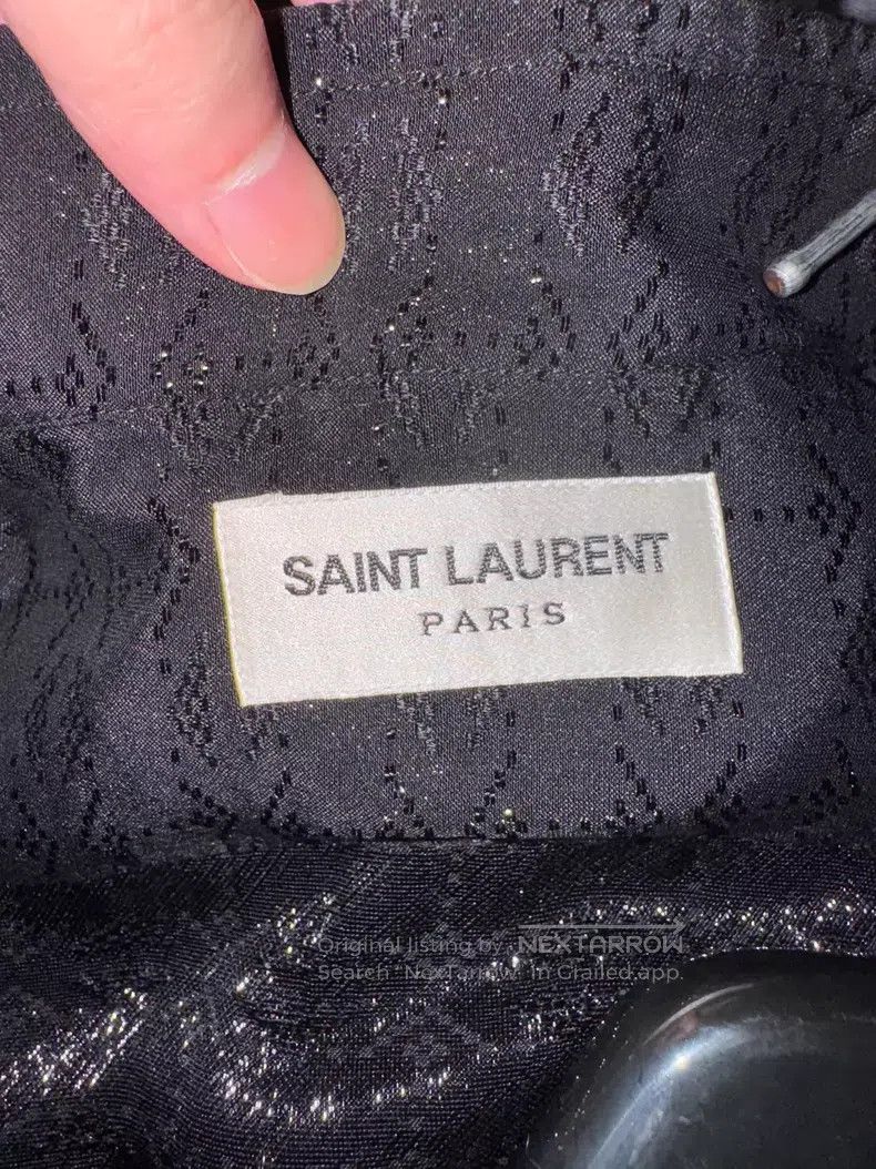 Saint Laurent Paris Saint Laurent Paris Size 37 Mulberry Silk Subtle Pattern E Size US S / EU 44-46 / 1 - 7 Thumbnail
