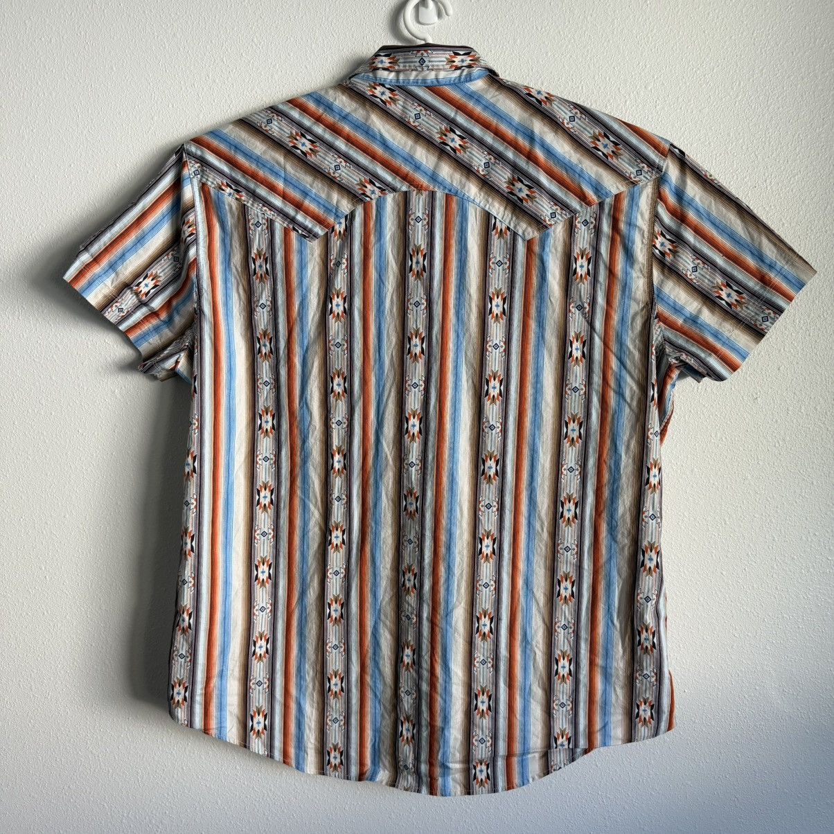 Other Rock & Roll Denim Western Shirt Mens 2XL Aztec Pearl Snap Size US XXL / EU 58 / 5 - 5 Thumbnail
