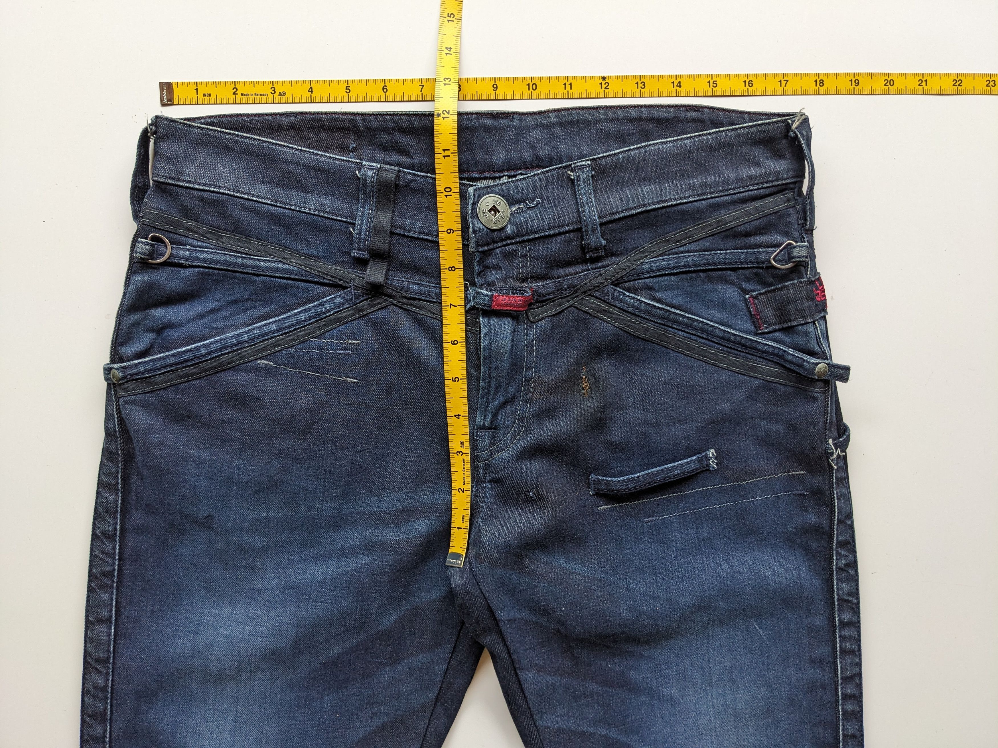 Le Grande Bleu (L.G.B.) × Marithe + Francois Girbaud Marithe Francois Girbaud indigo jeans Size US 35 - 5 Thumbnail