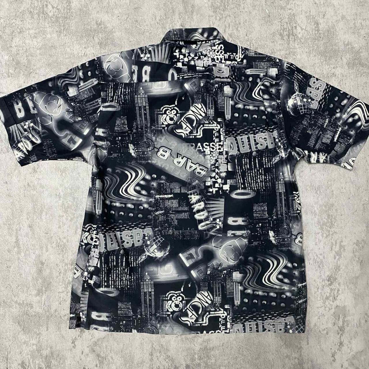 Other Black and white all over print button up shirt #skater Size US M / EU 48-50 / 2 - 4 Thumbnail